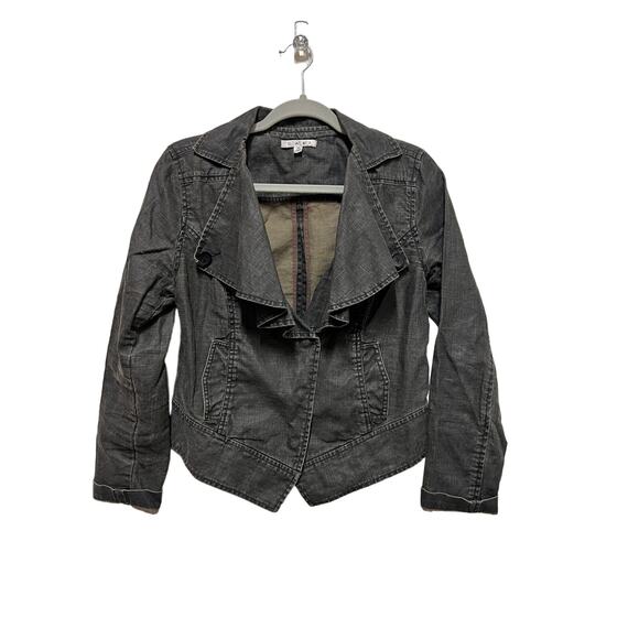 CAbi Women's Black Denim Jacket - Picture 1 of 4